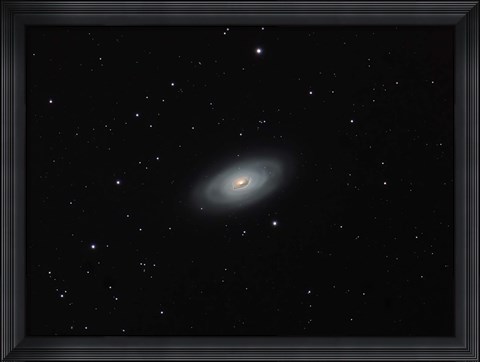Framed Black Eye galaxy (M64) Coma Berenices Print