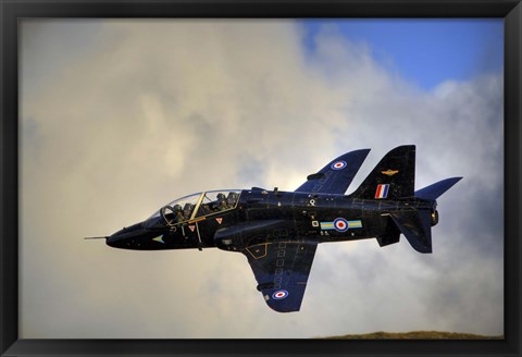 Framed Hawk T1 trainer aircraft of the Royal Air Force Print