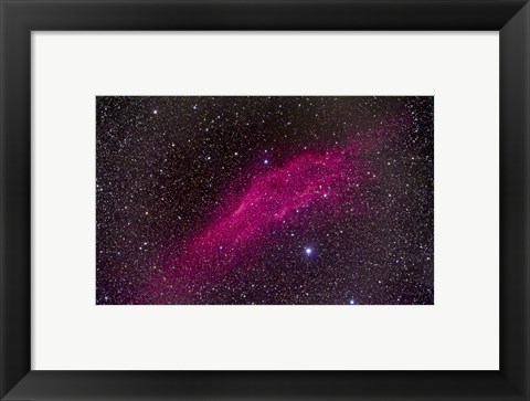 Framed California Nebula Print