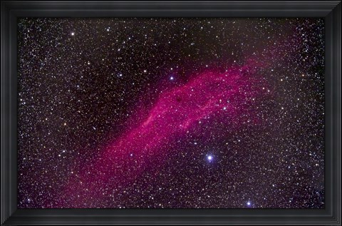 Framed California Nebula Print