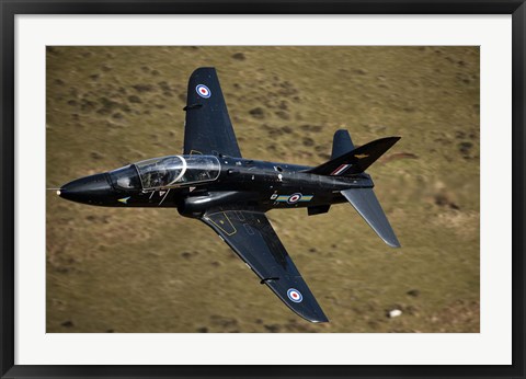 Framed Hawk jet trainer aircraft of the Royal Air Force Print