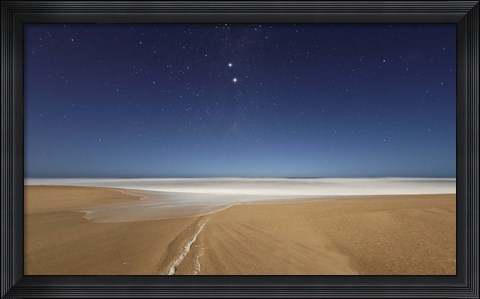 Framed Alpha and Beta Centauri seen from the beach in Miramar, Argentina Print
