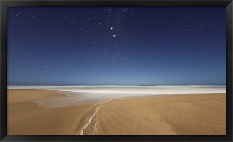 Framed Alpha and Beta Centauri seen from the beach in Miramar, Argentina Print
