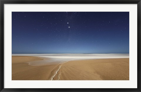 Framed Alpha and Beta Centauri seen from the beach in Miramar, Argentina Print