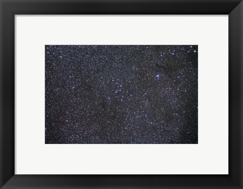 Framed Open cluster Messier 39 in the constellation Cygnus Print