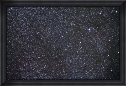 Framed Open cluster Messier 39 in the constellation Cygnus Print