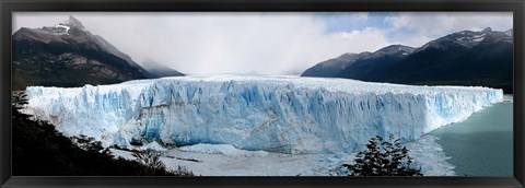 Framed Perito Moreno Glacier in Los Glaciares National Park, Argentina Print