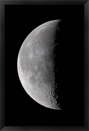 Framed 23 day old waning moon Print