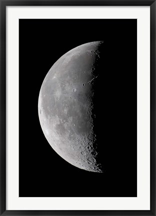 Framed 23 day old waning moon Print