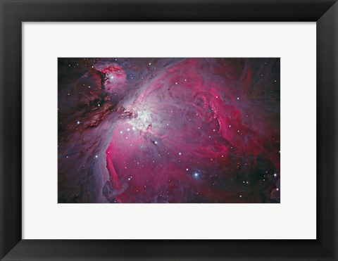 Framed Messier 42, The Orion Nebula Print