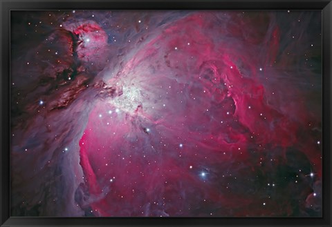 Framed Messier 42, The Orion Nebula Print