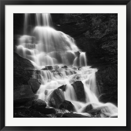 Framed Roasto Waterfall in Nordland, Norway Print