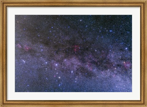 Framed Nebulosity in the constellations Cassiopeia and Cepheus Print