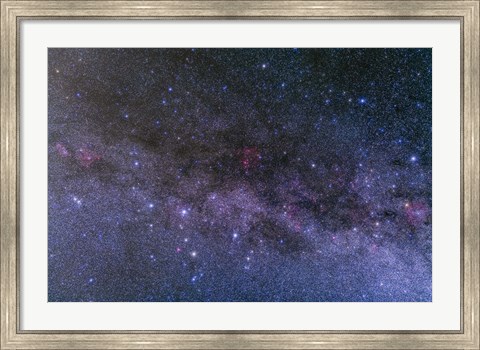 Framed Nebulosity in the constellations Cassiopeia and Cepheus Print