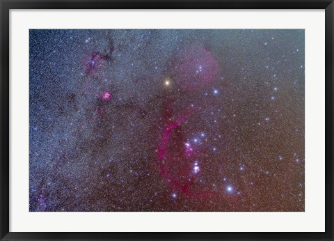 Framed Orion and Monoceros region Print