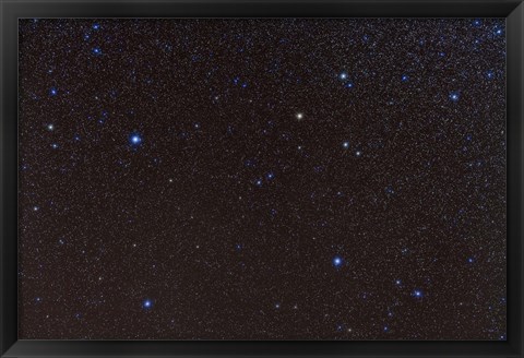 Framed Pegasus constellation in the northern sky Print