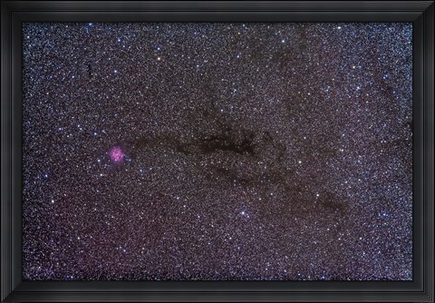 Framed Cocoon Nebula in the constellation Cygnus Print