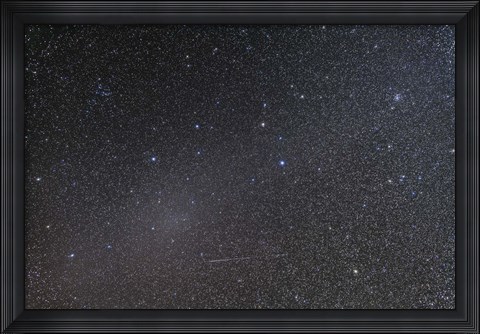 Framed Gegenschein glow in southern Leo with nearby deep sky objects Print