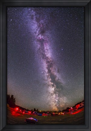 Framed northern summer Milky Way over the Saskatchewan Summer Star Party Print