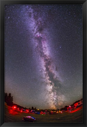 Framed northern summer Milky Way over the Saskatchewan Summer Star Party Print