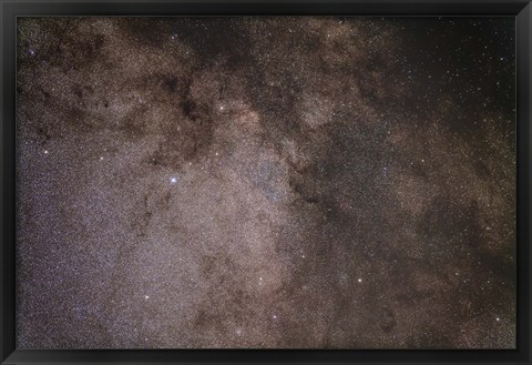 Framed Scutum star cloud in the northern summer Milky Way Print