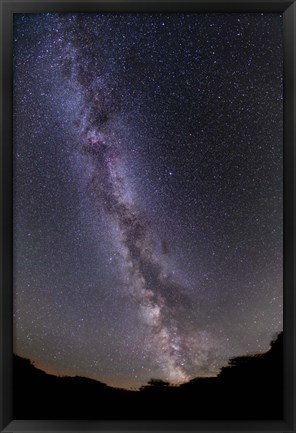 Framed summer Milky Way in southern Alberta, Canada Print