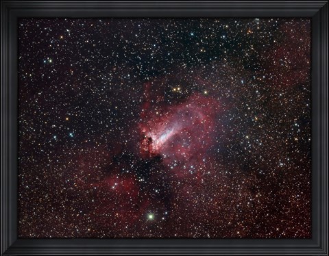Framed Omega Nebula Print