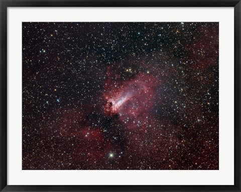 Framed Omega Nebula Print