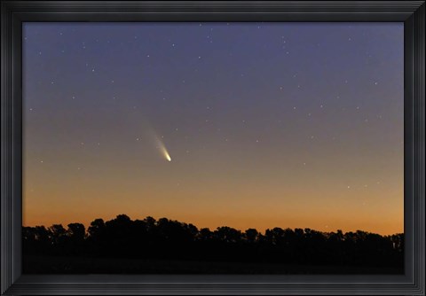 Framed Comet Panstarrs at twilight,  Buenos Aires, Argentina Print