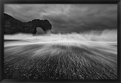 Framed Durdle Door in Dorset, England Print