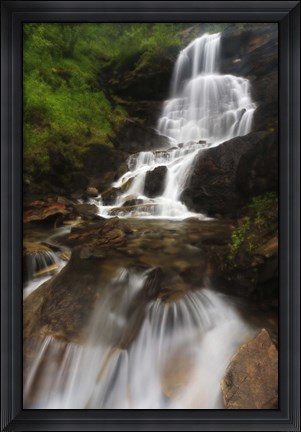 Framed Roasto Falls in Nordland County, Norway Print