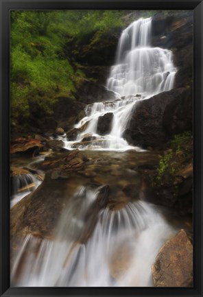 Framed Roasto Falls in Nordland County, Norway Print