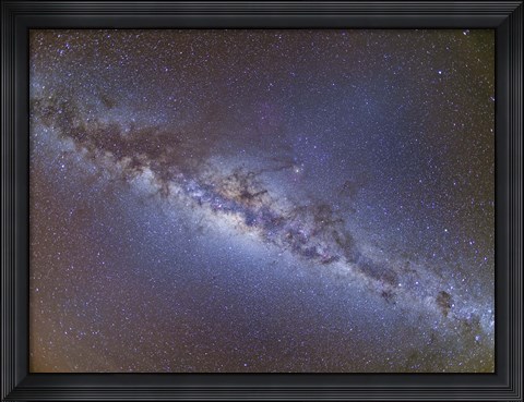 Framed Full frame view of the Milky Way from horizon to horizon Print