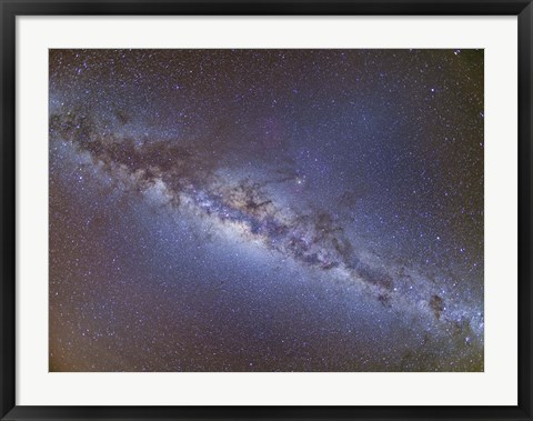 Framed Full frame view of the Milky Way from horizon to horizon Print