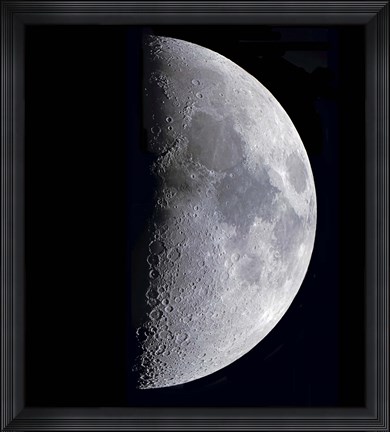 Framed Quarter Moon Print