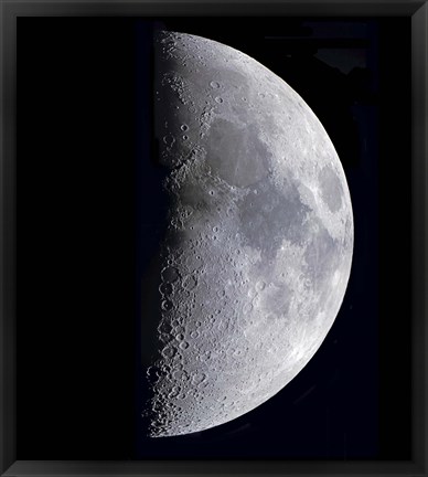 Framed Quarter Moon Print