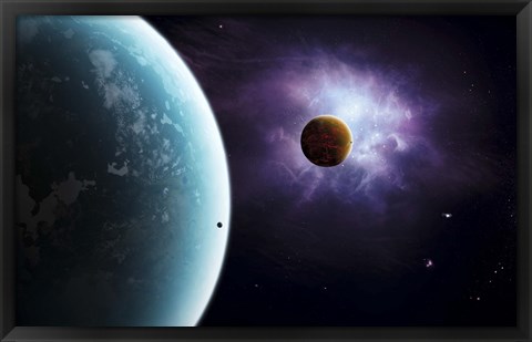 Framed Two planets born from the same star, yet they couldn&#39;t be more different Print