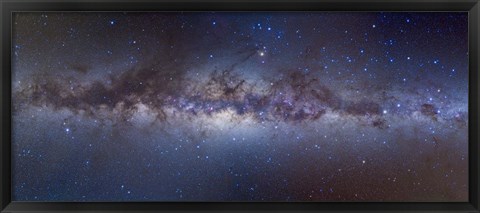 Framed Panorama view of the center of the Milky Way Print