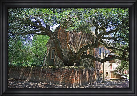 Framed Colonial Architechture Print