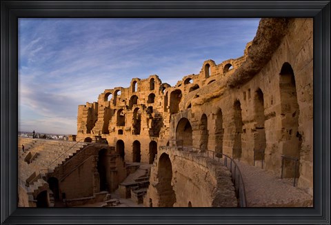 Framed Ancient Roman Amphitheater, El Jem, Tunisia Print