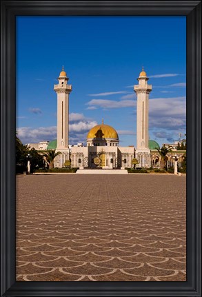 Framed Bourguiba Mausoleum, Sousse area, Monastir, Tunisia Print