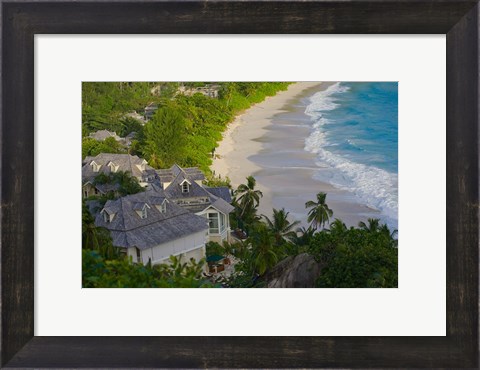 Framed Banyan Tree Resort from the Presedential villa. Print