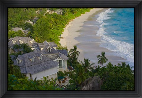 Framed Banyan Tree Resort from the Presedential villa. Print