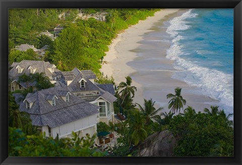 Framed Banyan Tree Resort from the Presedential villa. Print