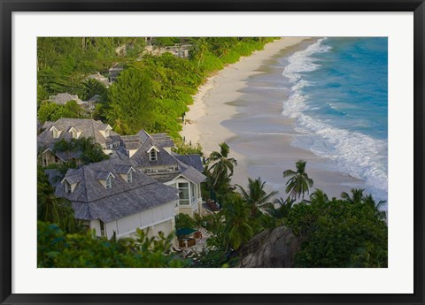 Framed Banyan Tree Resort from the Presedential villa. Print