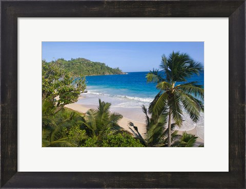 Framed Beach at Banyan Tree Resort, Intandance beach. Print