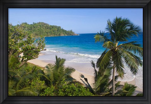 Framed Beach at Banyan Tree Resort, Intandance beach. Print
