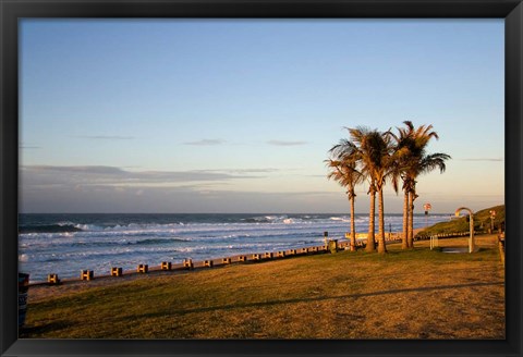 Framed Ansteys Beach, Durban, South Africa Print