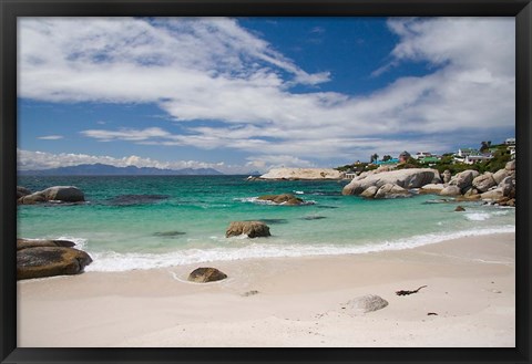 Framed Cape Town, South Africa. The Cape Peninsula Print