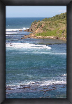 Framed Coastline, Fort Dauphin, Madagascar Print